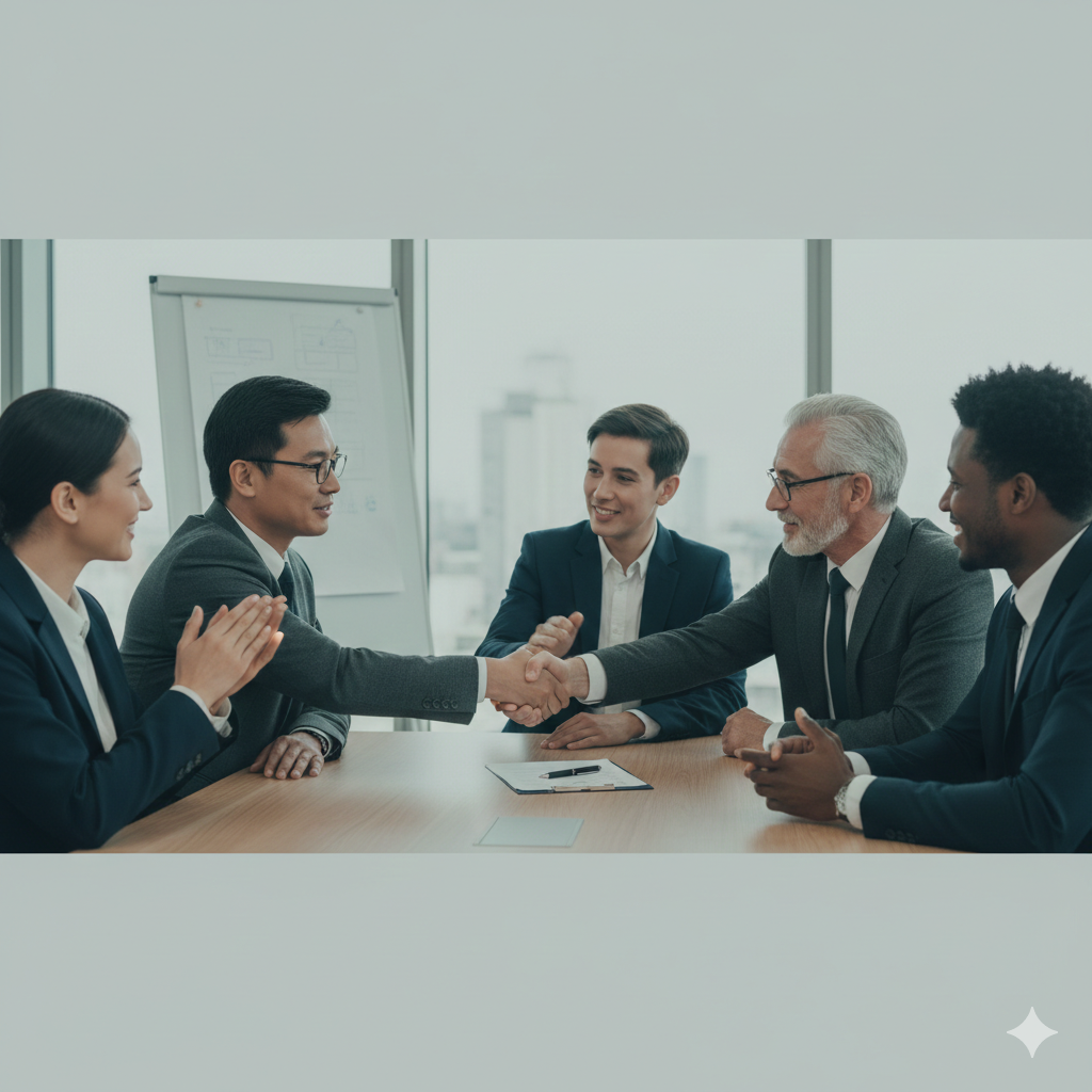 Corporate insurance contract renewal meeting