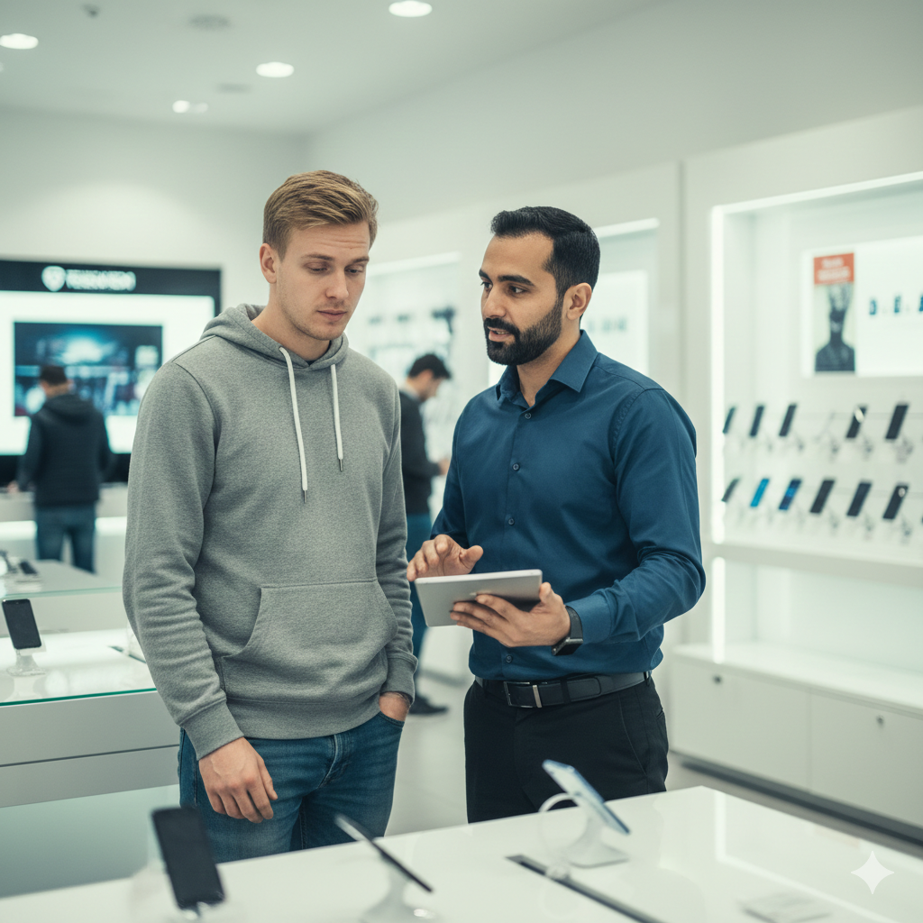 Contract renewal discussion with customer